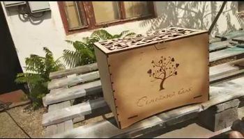 Как сделать градиент морилкой на шкатулке