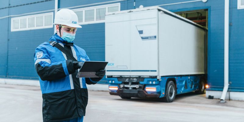Беспроводной грузовик от КАМАЗ и ГАЗПРОМ