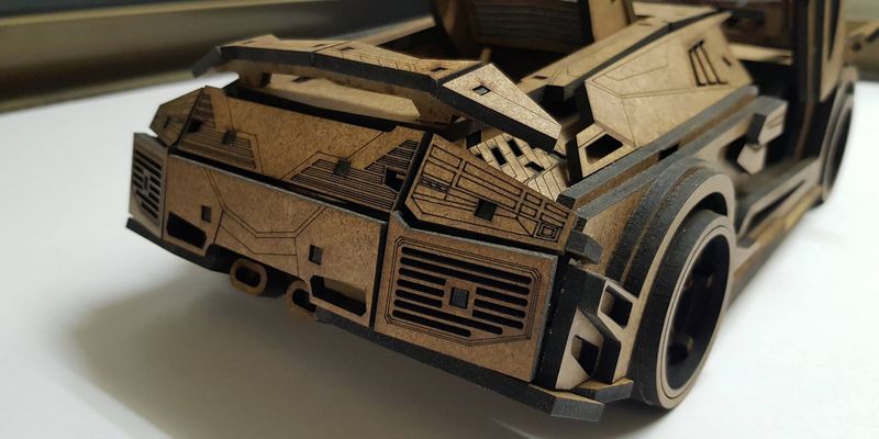 Макет гоночной машина Lamborghini